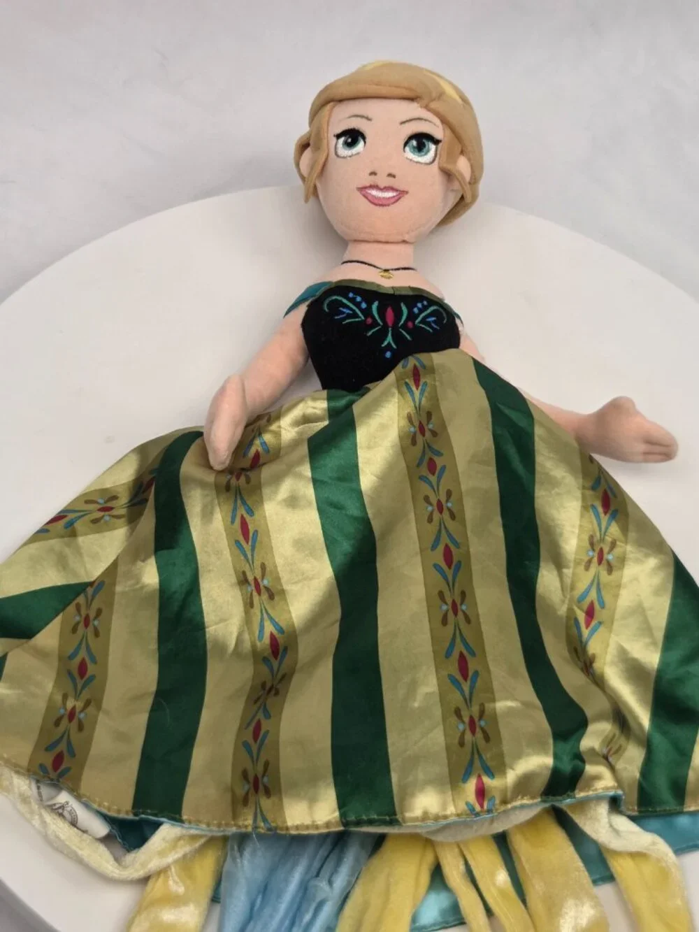 Disney Parks Topsy Turvy Elsa and Anna Frozen Plush 2 In 1 Flip Doll 15